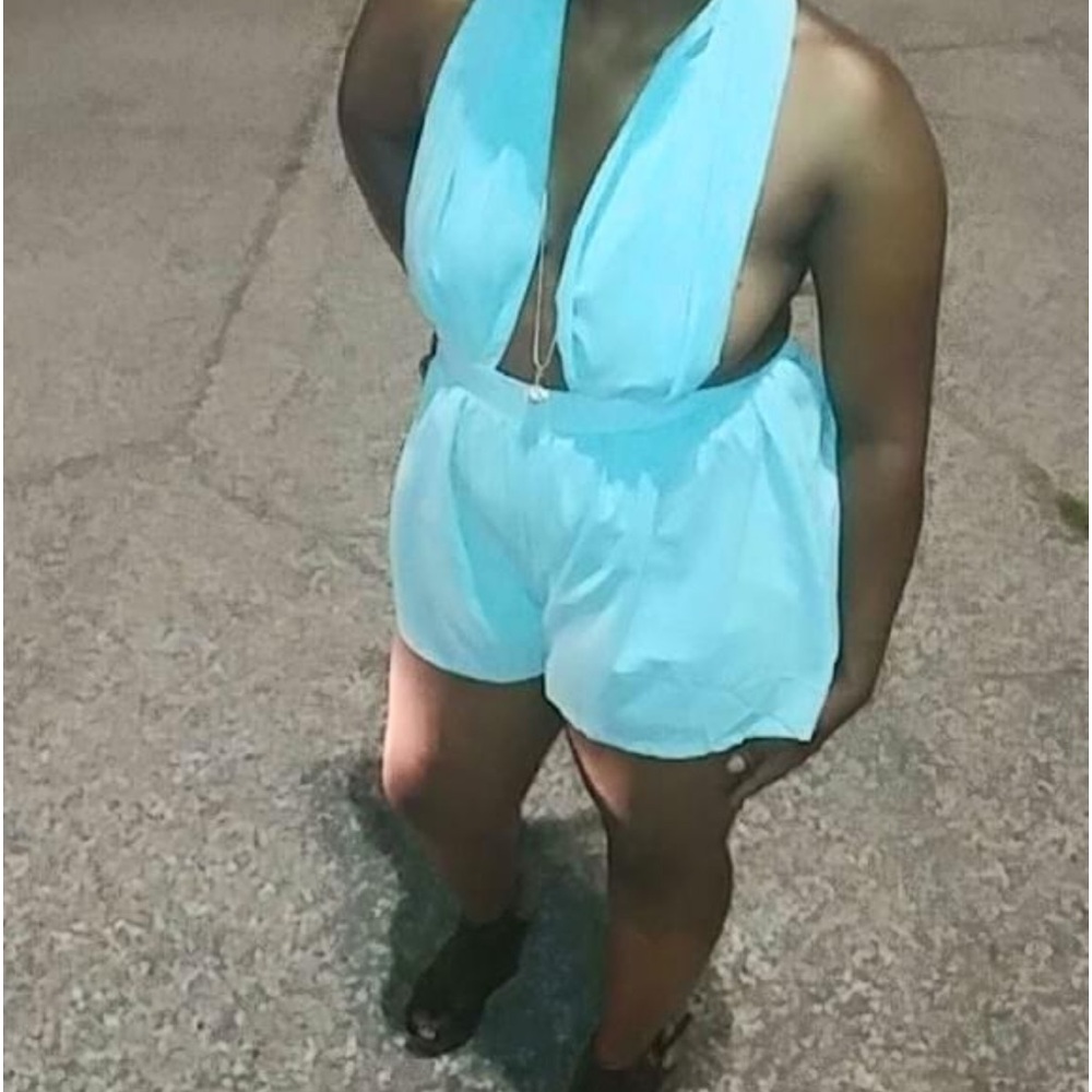 Blue romper